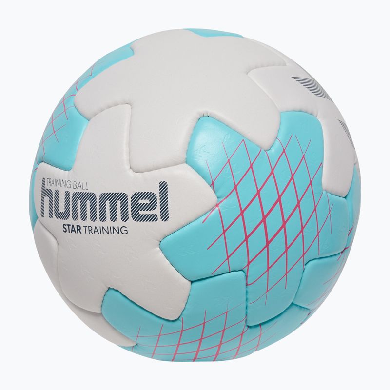 Piłka do piłki ręcznej Hummel Startraining HB white/light blue/navy size 3