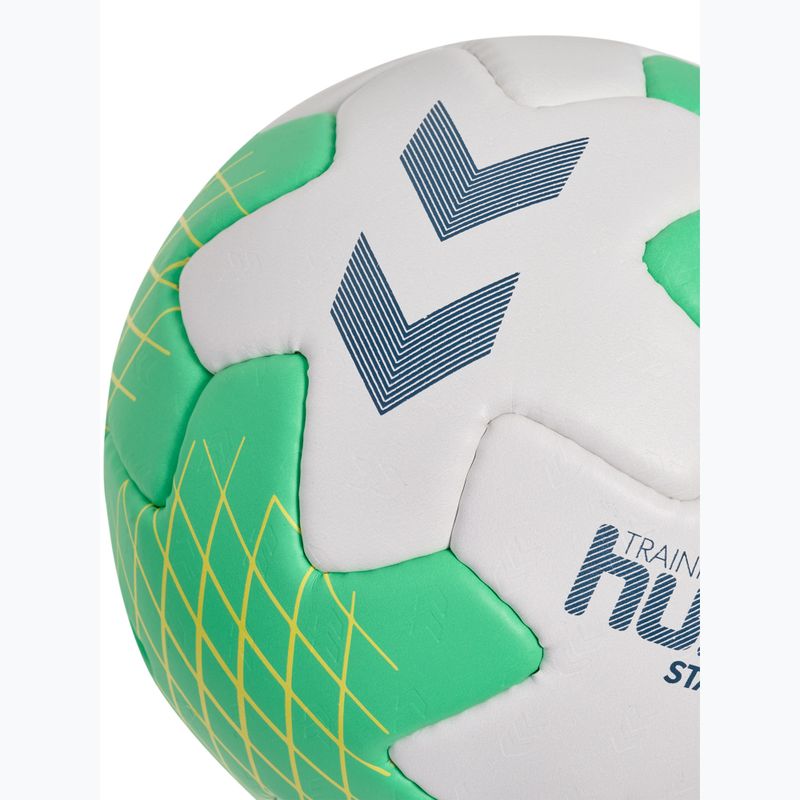 Piłka do piłki ręcznej Hummel Star Elite HB off white/green/yellow size 1 4