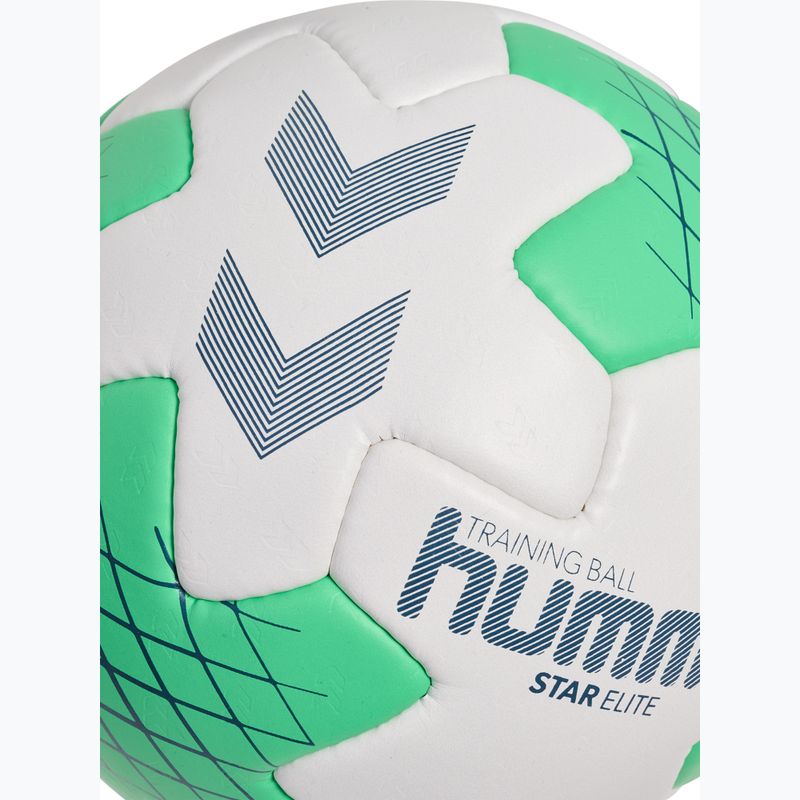 Piłka do piłki ręcznej Hummel Star Elite HB white/green/marine size 3 4