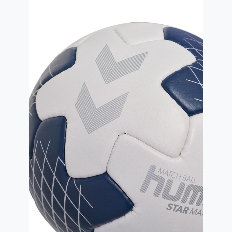 Piłka do piłki ręcznej Hummel Star Mach white/marine/silver size 2 4