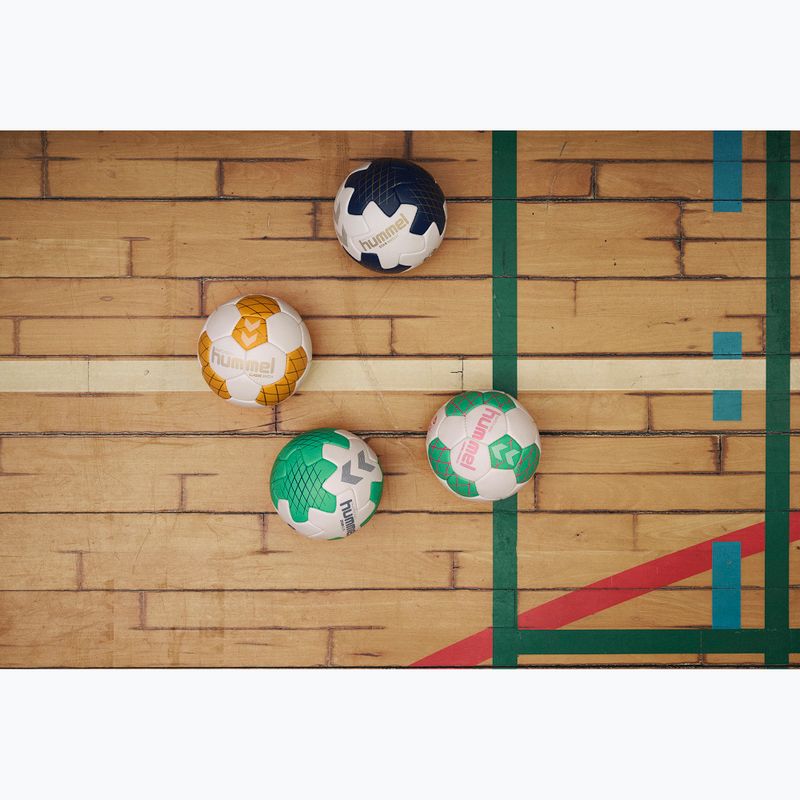 Piłka do piłki ręcznej Hummel Star Mach off white/marine/gold rozmiar 3 5