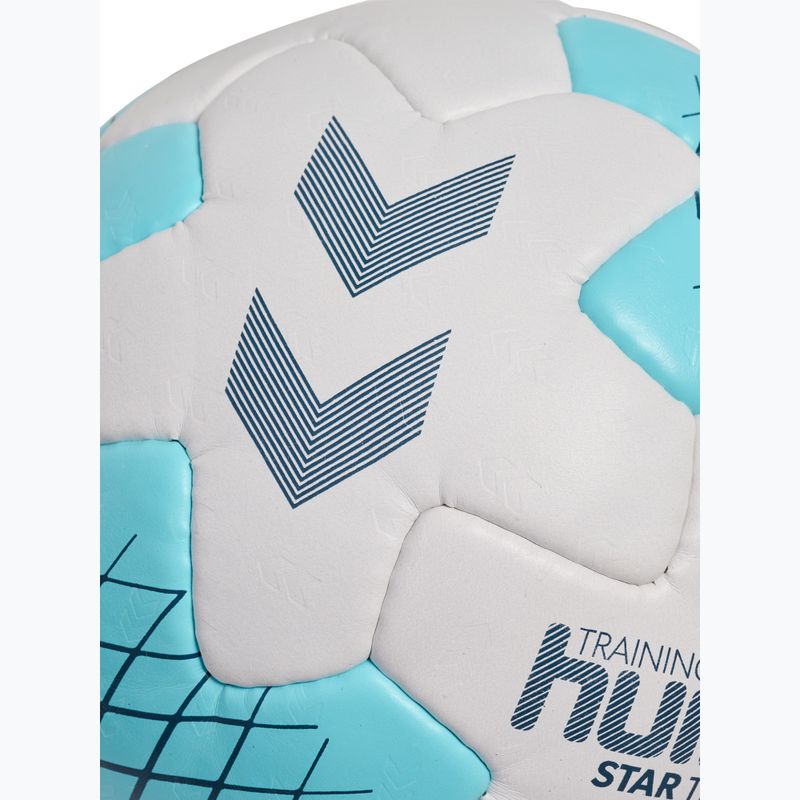 Piłka do piłki ręcznej Hummel Startraining HB white/light blue/navy size 2 4