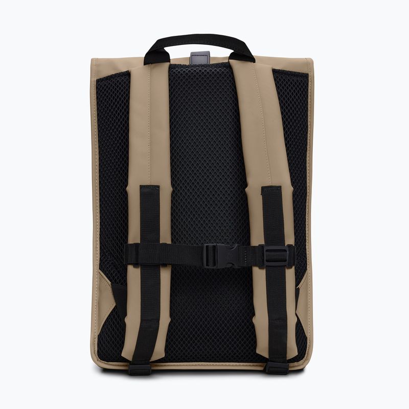 Plecak miejski Rains Rucksack Rolltop 13 + 4 l Beige 3