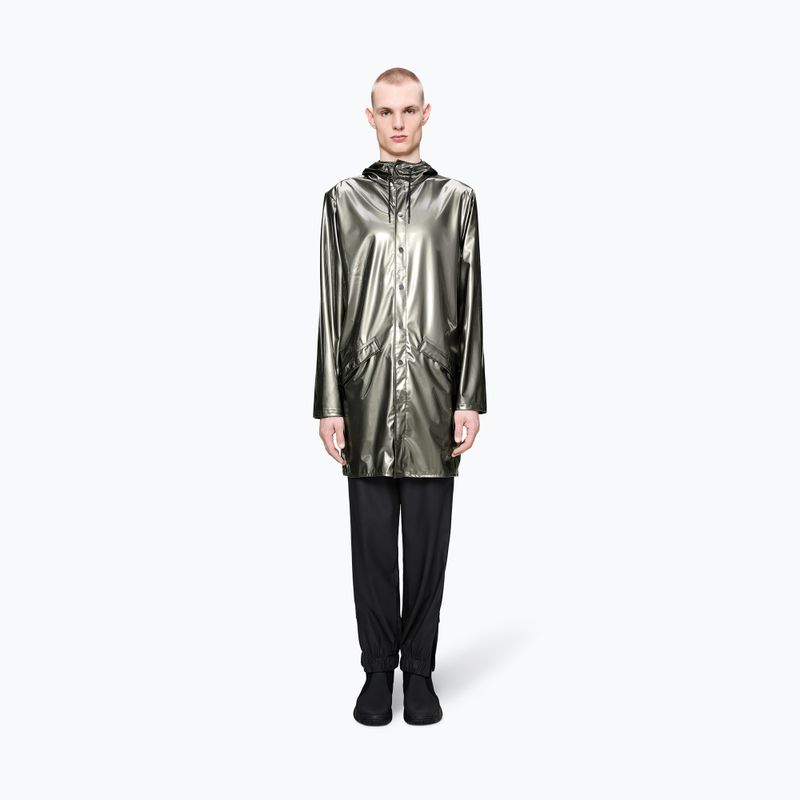 Kurtka Rains Long Jacket raven 5