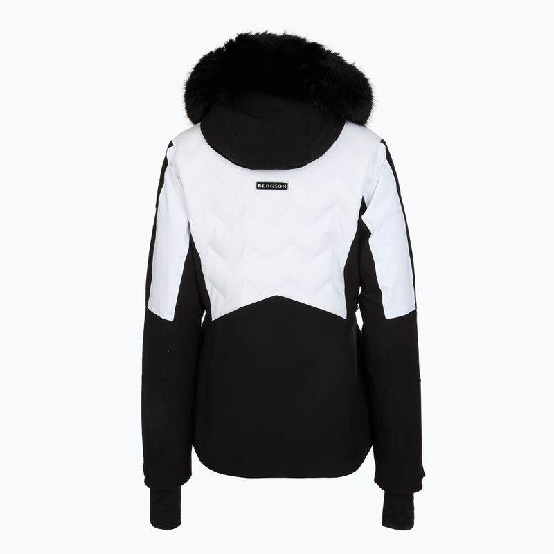 Kurtka narciarska damska BERGSON Zephyric Stx white 2