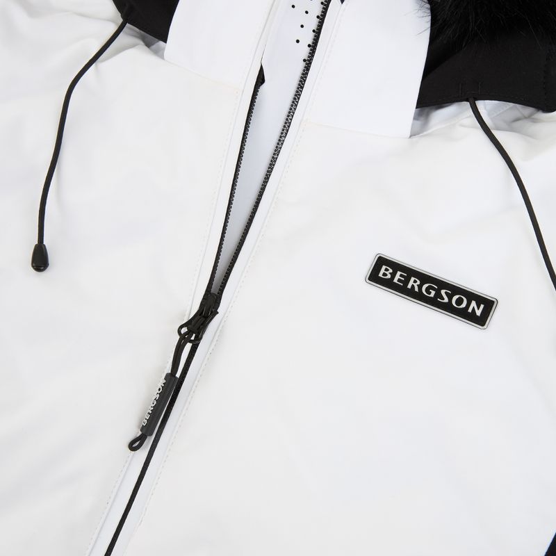 Kurtka narciarska damska BERGSON Zephyric Stx white 4