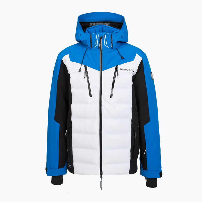 Kurtka narciarska męska BERGSON Velox Stx ibiza blue/white