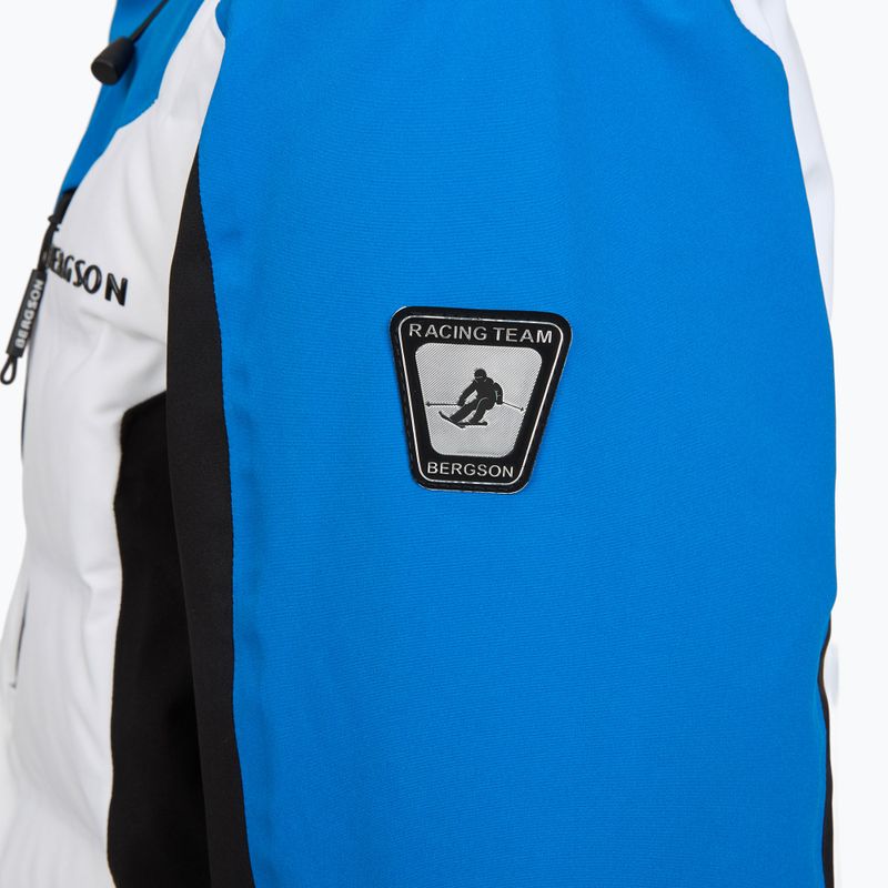 Kurtka narciarska męska BERGSON Velox Stx ibiza blue/white 3