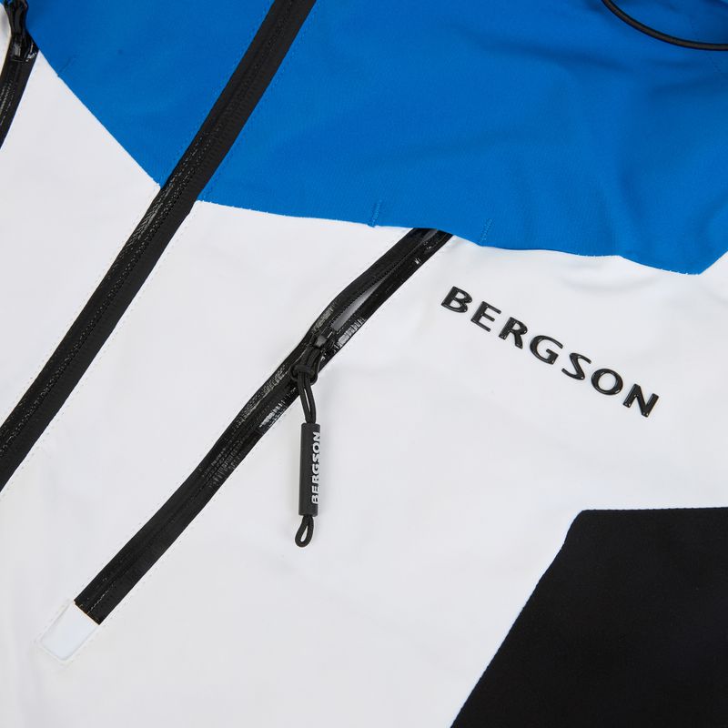Kurtka narciarska męska BERGSON Velox Stx ibiza blue/white 4