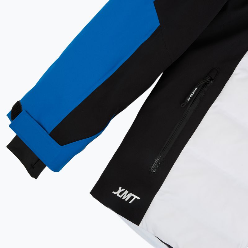 Kurtka narciarska męska BERGSON Velox Stx ibiza blue/white 5