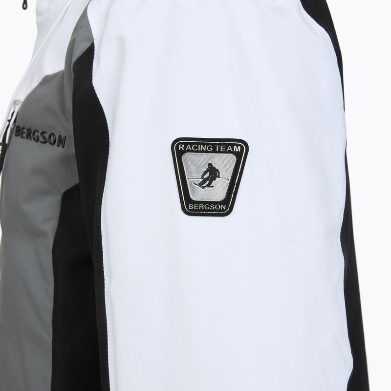 Kurtka narciarska męska BERGSON Velox Stx white/grey 3