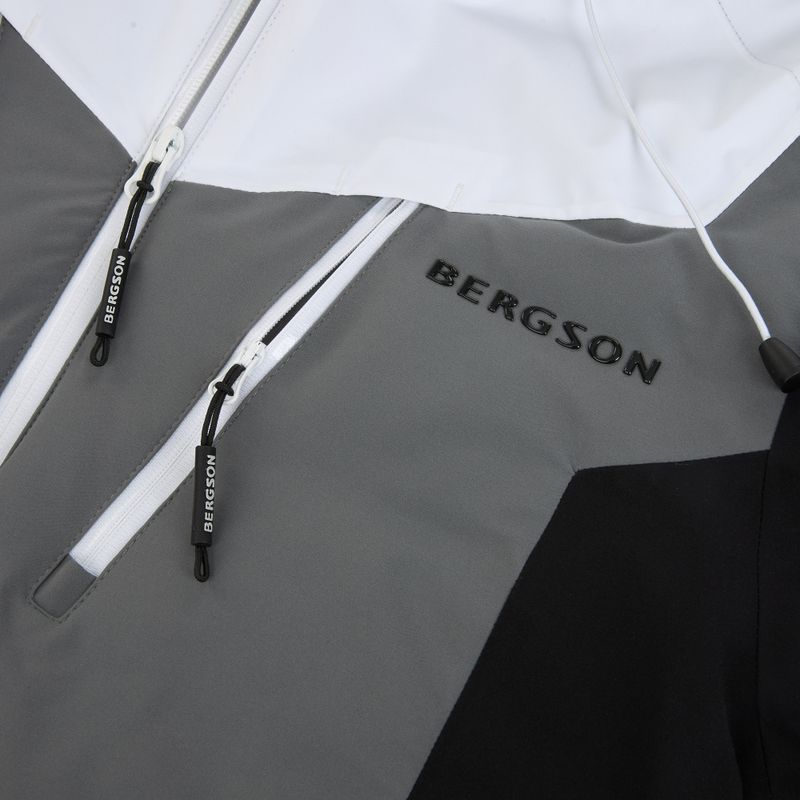 Kurtka narciarska męska BERGSON Velox Stx white/grey 4