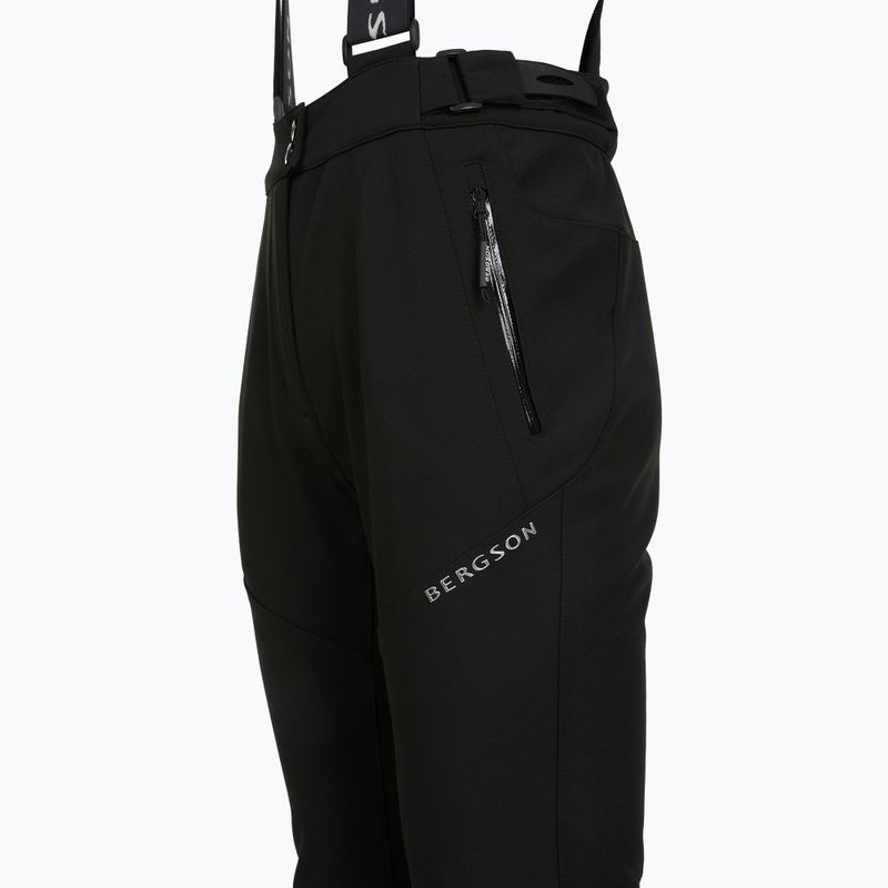 Spodnie narciarskie damskie BERGSON Magno jet black 3