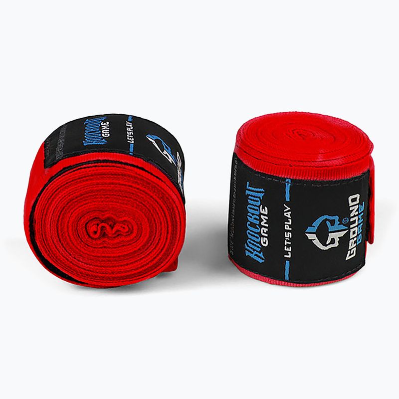 Bandaże bokserskie Ground Game Classic red 2