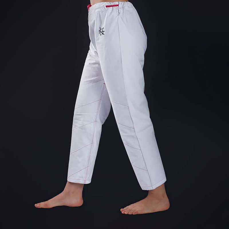 GI do brazylijskiego jiu-jitsu damskie Ground Game Sakura białe 7