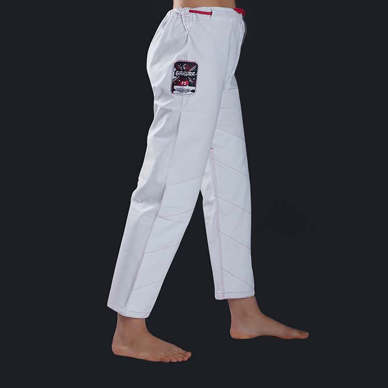 GI do brazylijskiego jiu-jitsu damskie Ground Game Sakura białe 8
