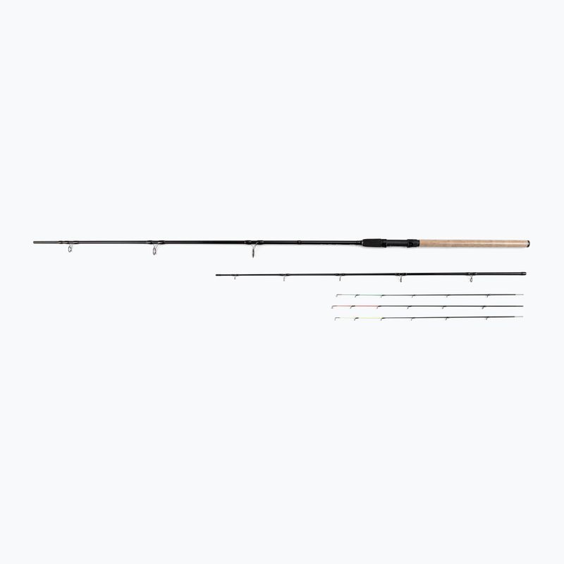 Wędka feederowa Mikado Furrore 3K Method Feeder C.W. Up To 90G 2 sec czarna/cork