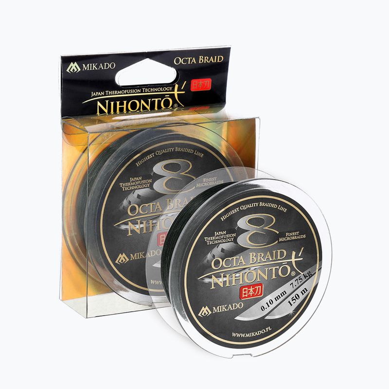 Plecionka spinningowa Mikado Nihonto Octa Braid 150 m zielona