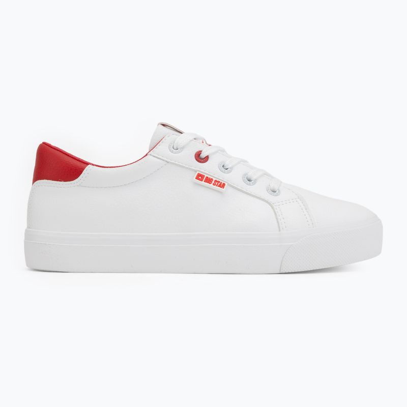Trampki damskie BIG STAR EE274311 white/red 2