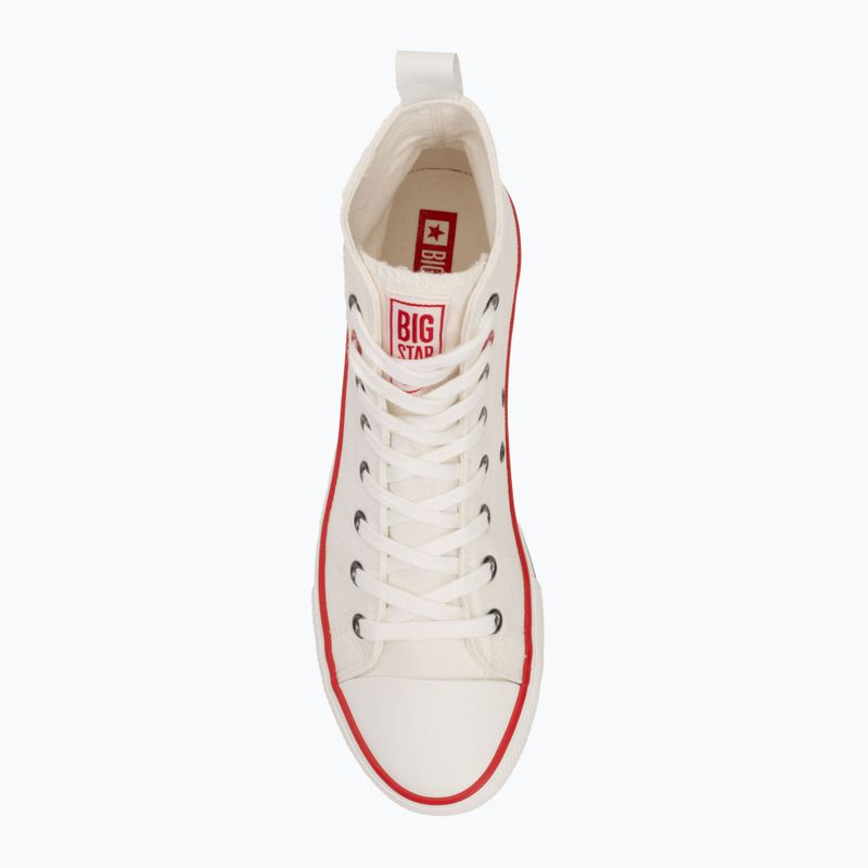 Trampki męskie BIG STAR JJ174066 biały/czerwony 5
