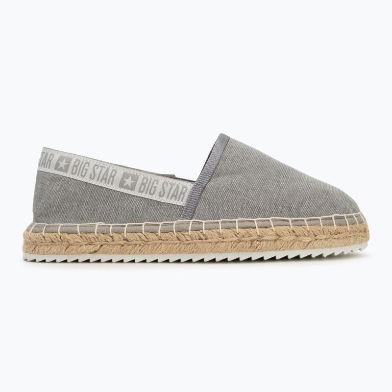 Espadryle damskie BIG STAR JJ274878 szary 2