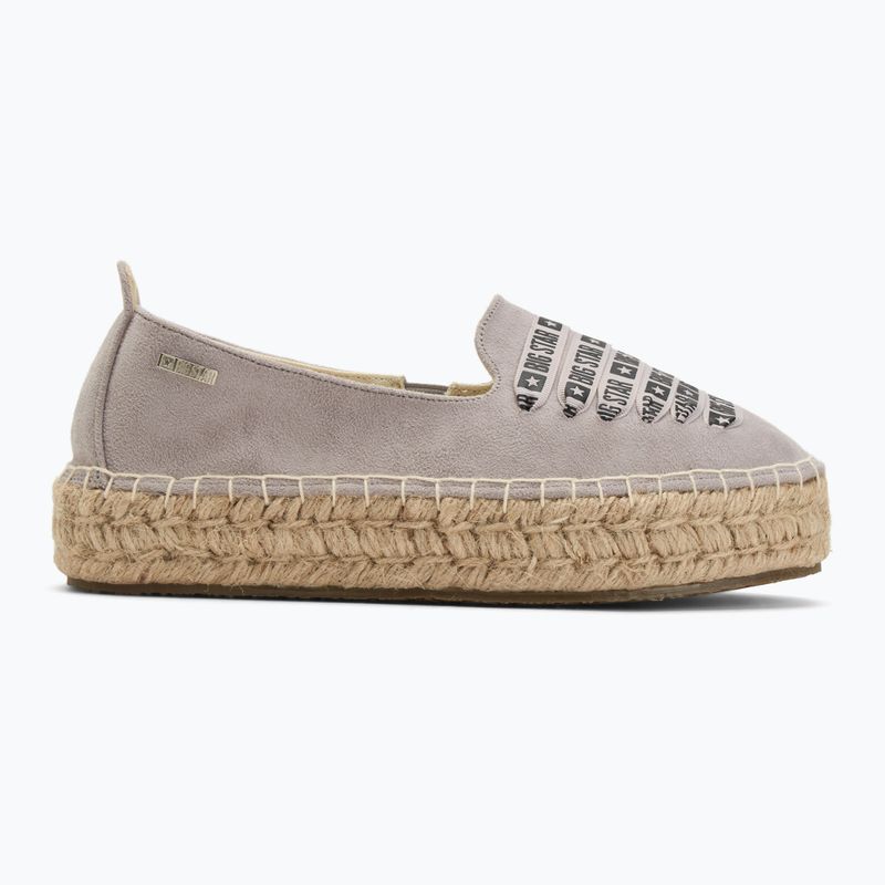 Espadryle damskie BIG STAR JJ274890 szary 2
