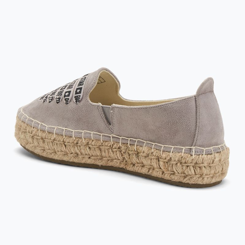 Espadryle damskie BIG STAR JJ274890 szary 3
