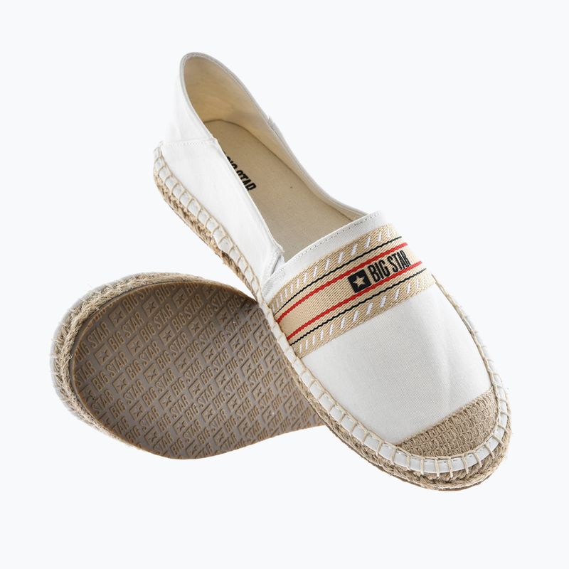Espadryle damskie BIG STAR LL274893 biały 8