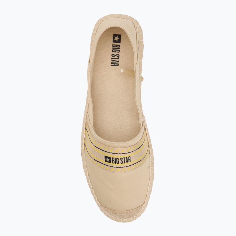 Espadryle damskie BIG STAR LL274895 beżowy 5