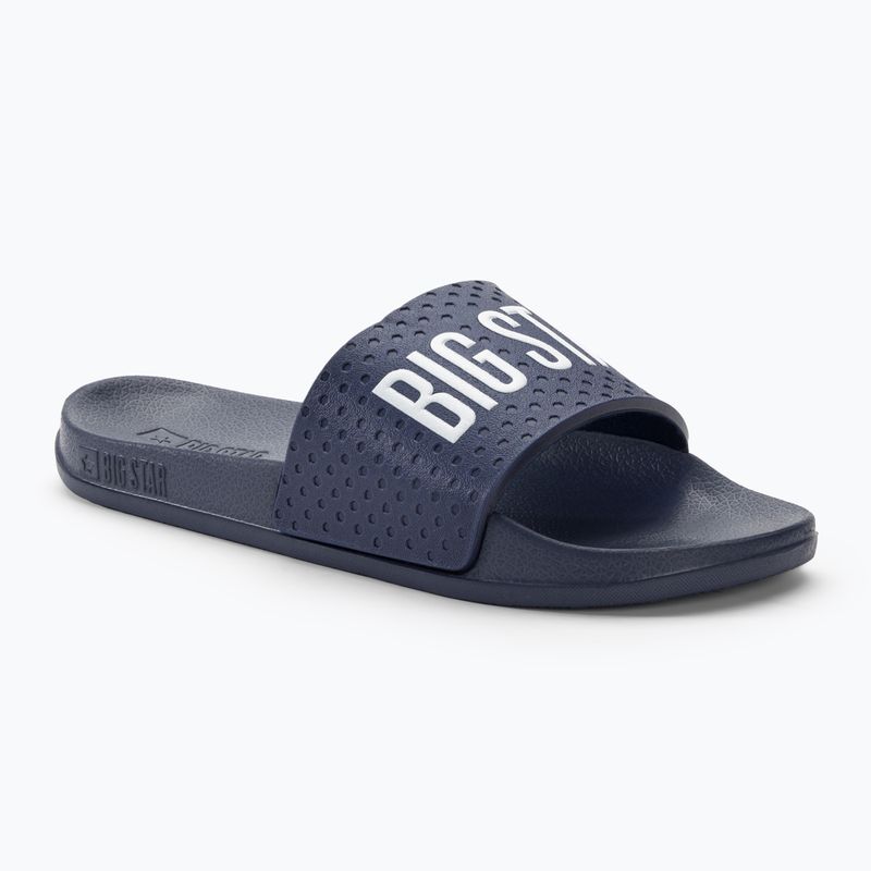 Klapki damskie BIG STAR MM274714 granatowe