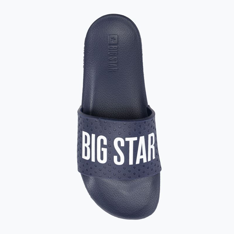 Klapki damskie BIG STAR MM274714 granatowe 6