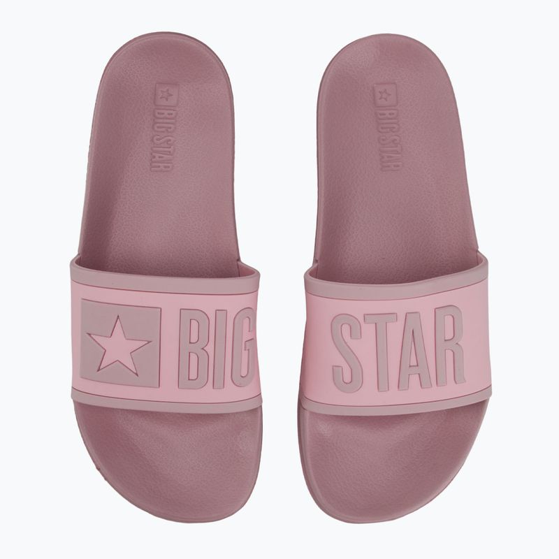 Klapki damskie BIG STAR NN274A647 pink 5