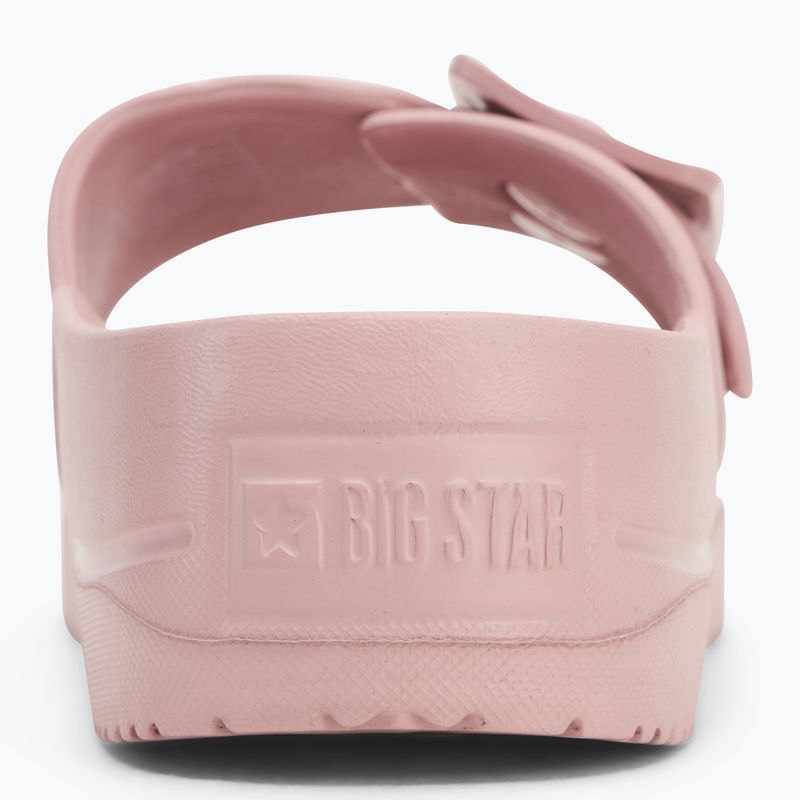 Klapki damskie BIG STAR NN274A66 różowe 6