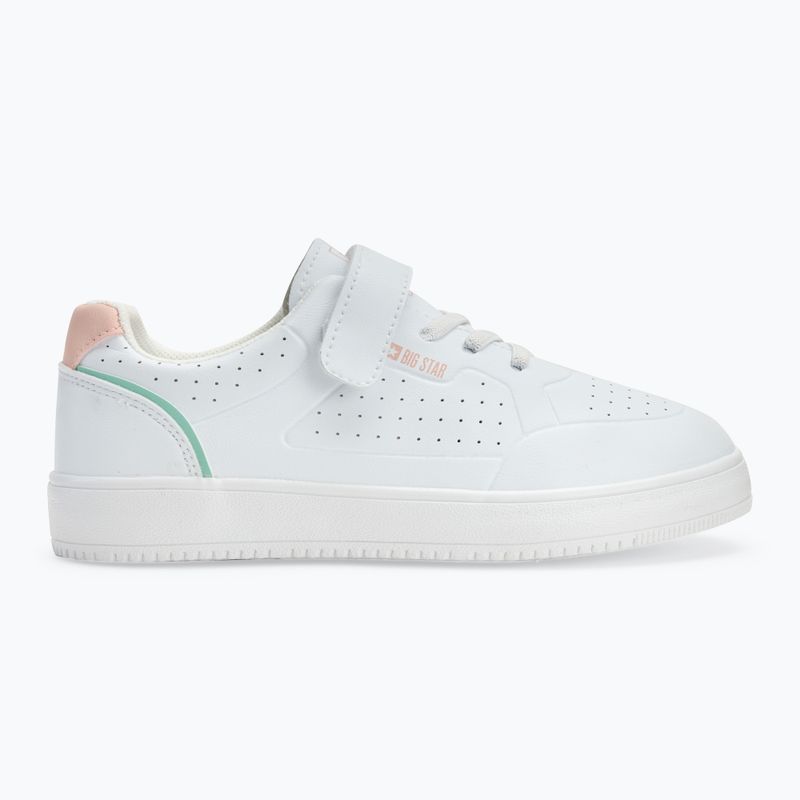 Buty dziecięce BIG STAR OO374005 white/pink/green 2