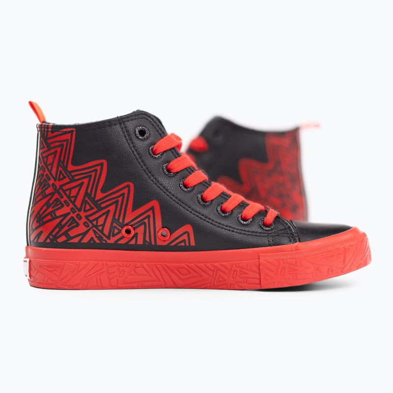 Trampki damskie oficjalne WOŚP BIG STAR RR274A652 czarny/czerwony 5