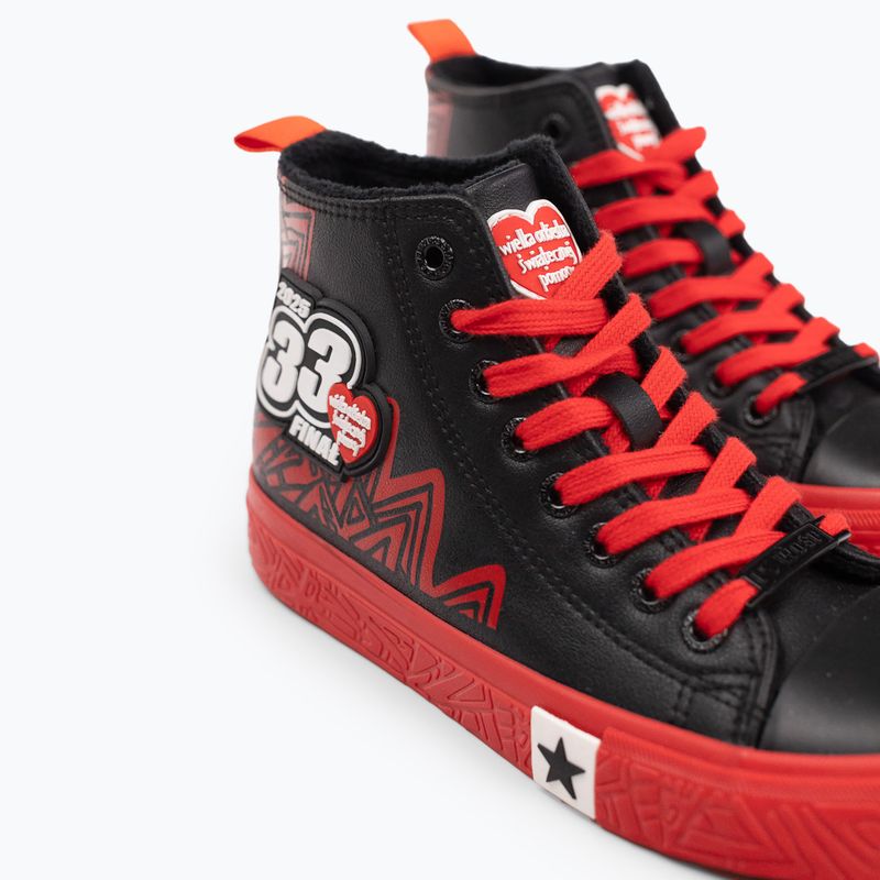 Trampki damskie oficjalne WOŚP BIG STAR RR274A652 czarny/czerwony 9
