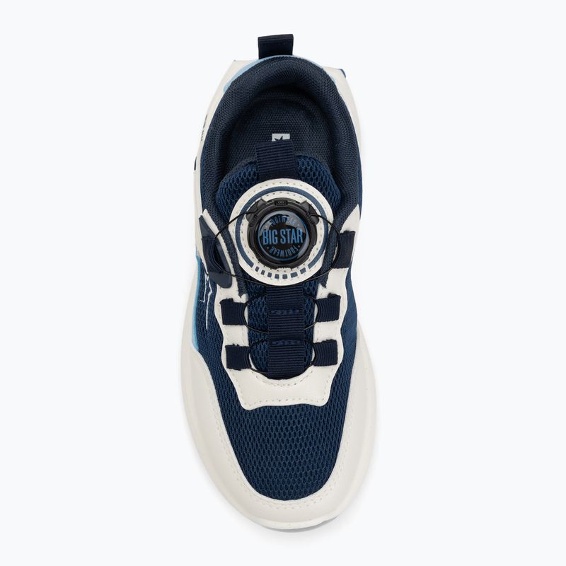 Buty dziecięce BIG STAR RR374037 biały/granat 5