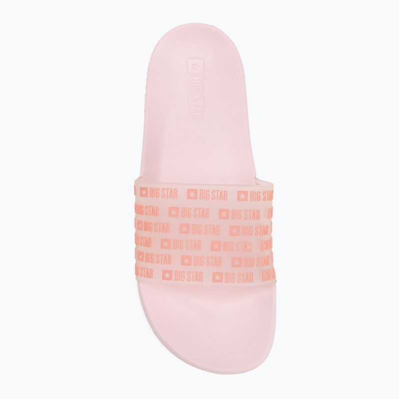 Klapki damskie Big Star RR274A502 różowy 5