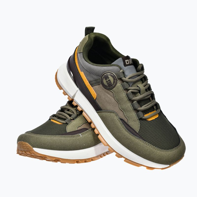 Buty męskie BIG STAR RR174280 khaki/dark brown/grey 8