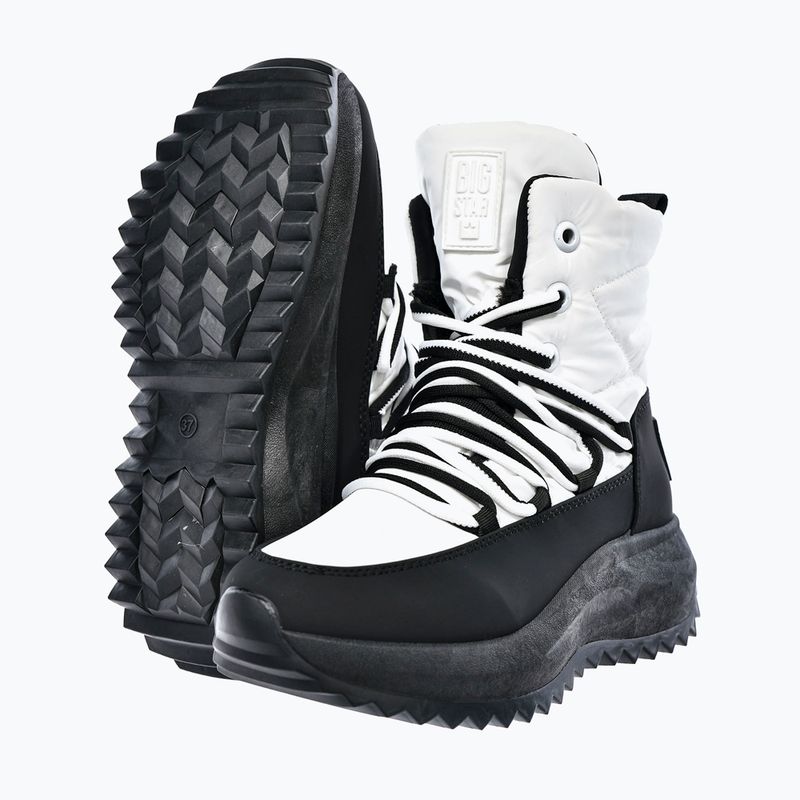Śniegowce damskie BIG STAR SS274060 white/black 2