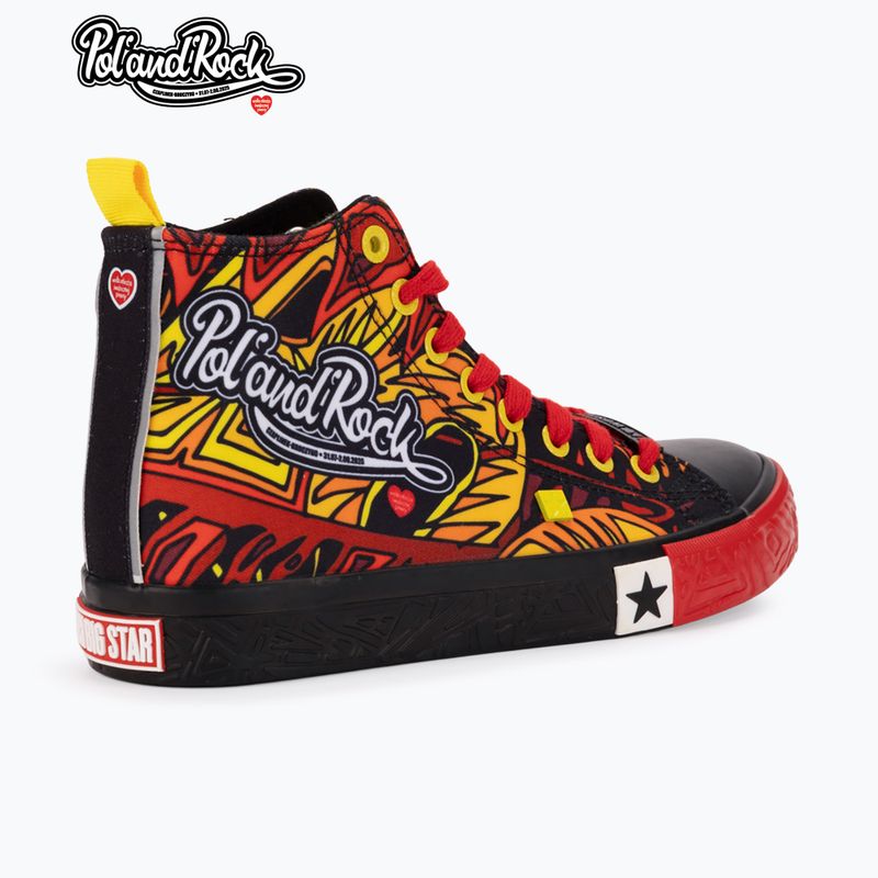 Trampki męskie BIG STAR SS174501 black/red/yellow 9