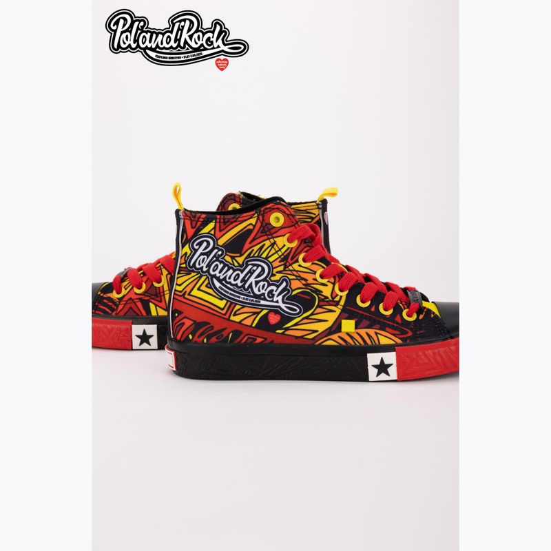 Trampki męskie BIG STAR SS174501 black/red/yellow 13