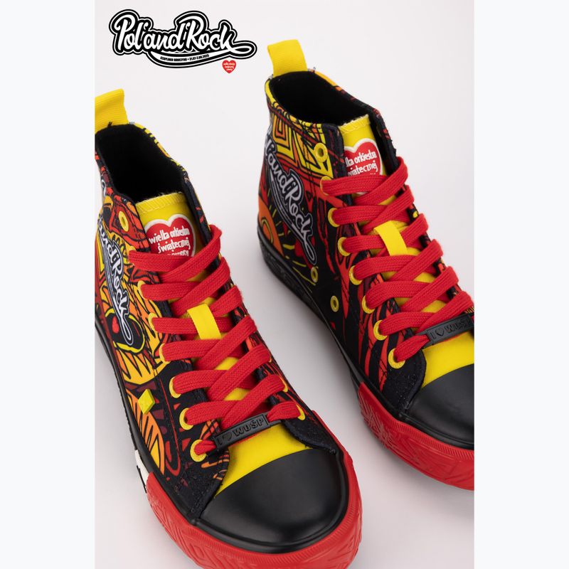 Trampki męskie BIG STAR SS174501 black/red/yellow 16