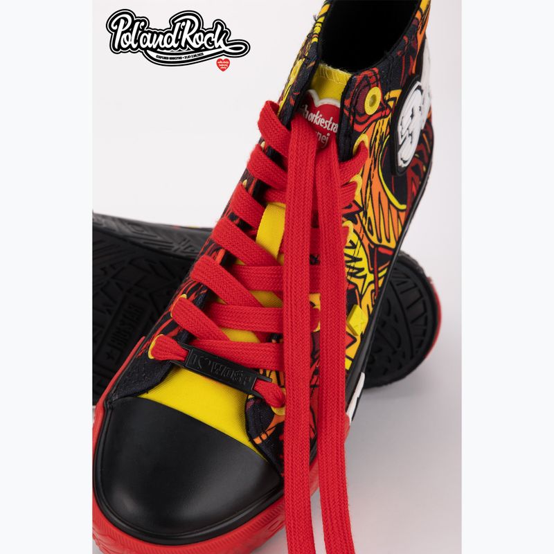 Trampki męskie BIG STAR SS174501 black/red/yellow 17