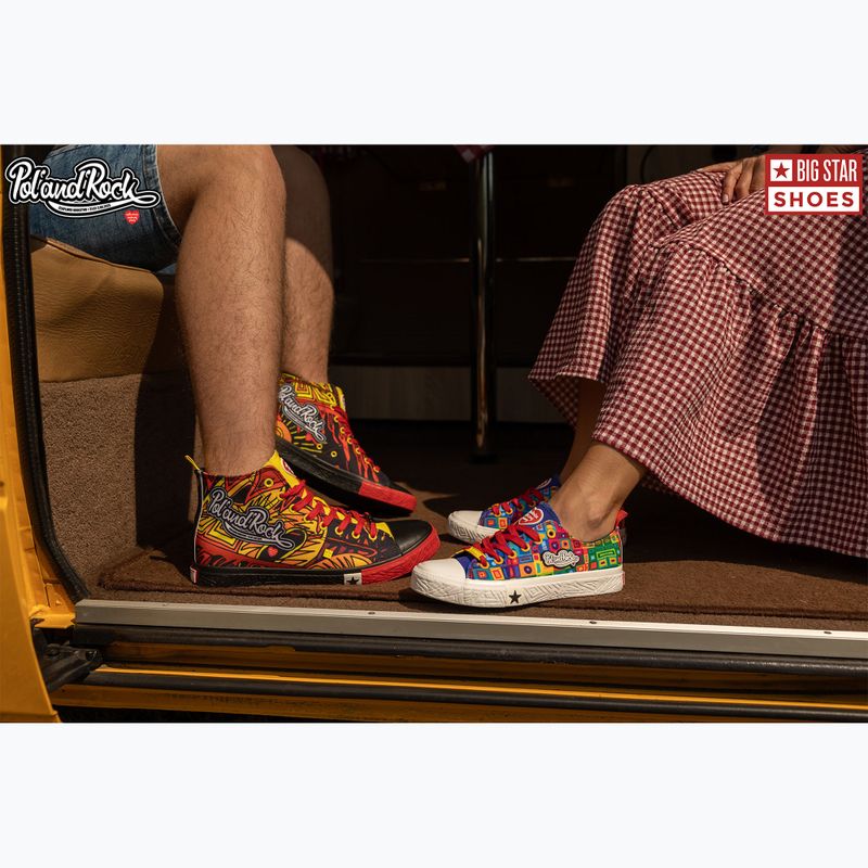 Trampki męskie BIG STAR SS174501 black/red/yellow 20