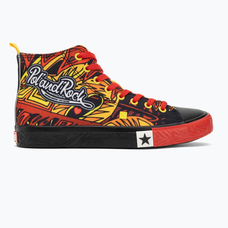 Trampki męskie BIG STAR SS174501 black/red/yellow 2