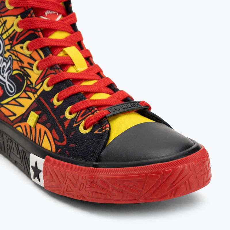 Trampki męskie BIG STAR SS174501 black/red/yellow 7