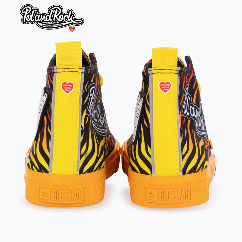 Trampki męskie BIG STAR SS174503 yellow/red 10