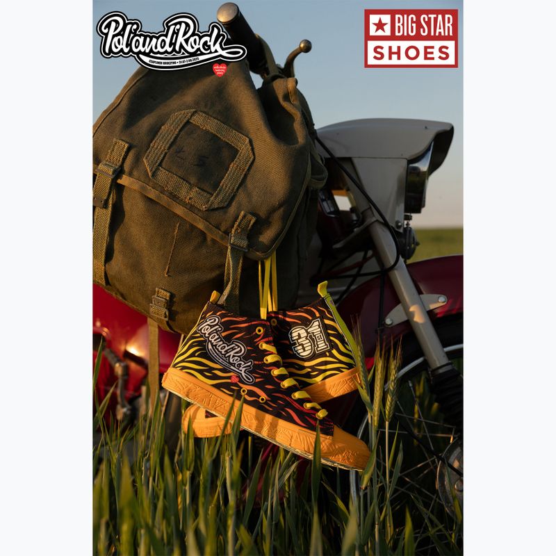 Trampki męskie BIG STAR SS174503 yellow/red 17