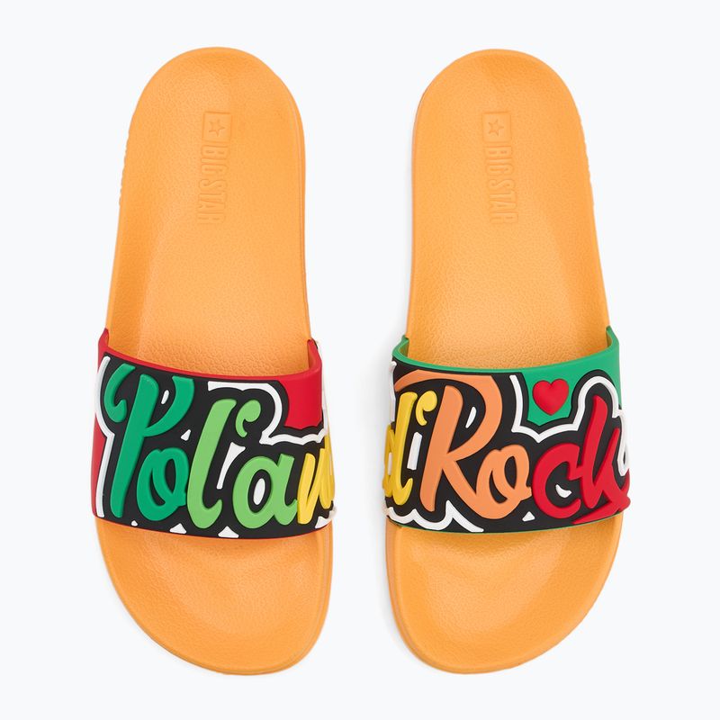 Klapki męskie BIG STAR SS174507 yellow 5